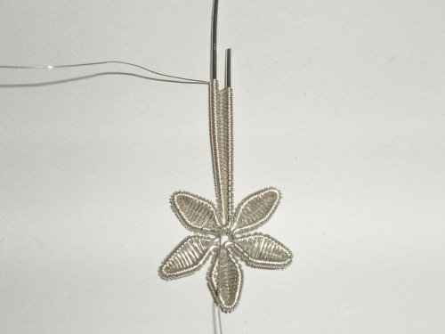 Abby Hook's Woven Wire Lotus Flower Pendant - , Wire Weaving, Weaving, Wire Weaving, Weaving Wire, weave the bail